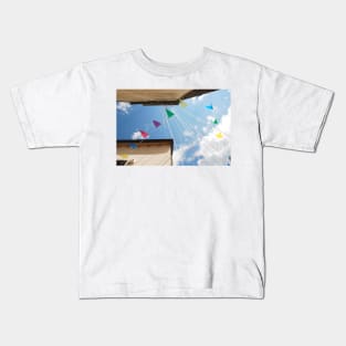 Bunting Flags in Ligosullo Kids T-Shirt